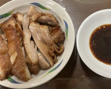 中国風鶏肉の香り蒸し