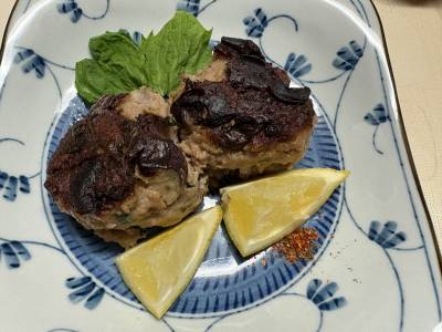 コロコロなすのしそつくね