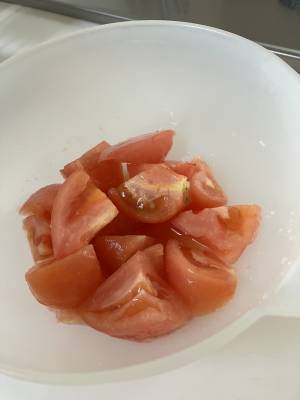 フレッシュトマトのソース