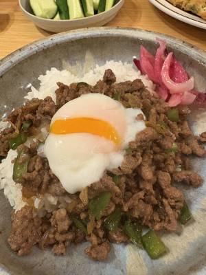 牛そぼろねぎ丼