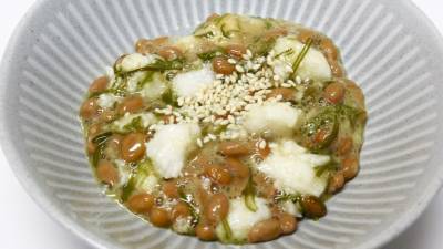 納豆と長芋のネバネバあえ