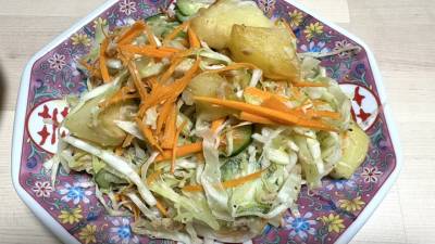 キャベツとツナのおかずサラダ