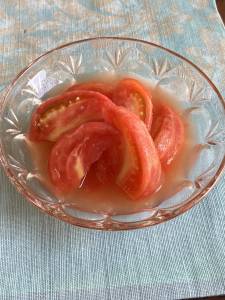 フレッシュトマトのソース