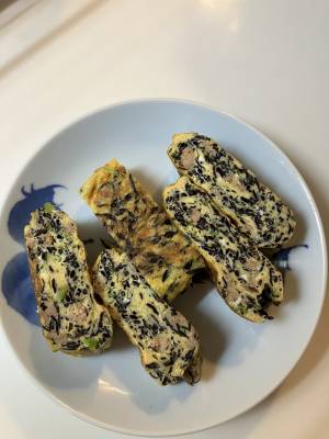 ひじきの厚焼き卵