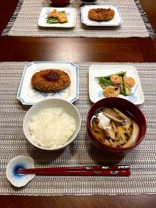 オクラとえびのしょうが炒め