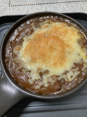 マッシュポテトのミートソースグラタン