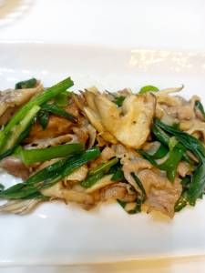 豚こまと細ねぎのマヨ炒め