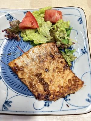 かじきの新たまソース