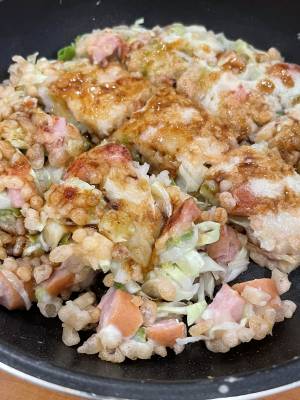 フライパンたこ焼き