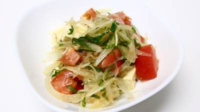 トマトと豆腐の和風サラダ