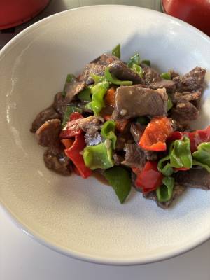 チンジャオロースー風