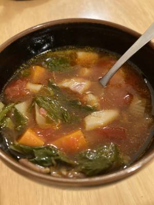 冬のミネストローネ