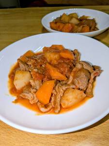 ラムのトマト煮込み