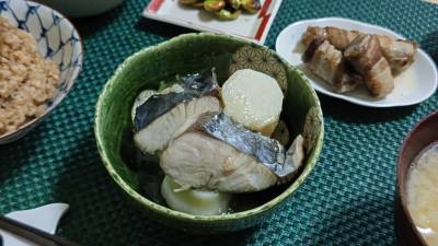 さわらと長芋の煮物