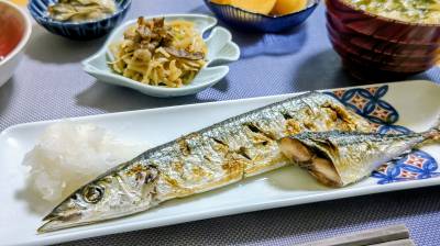 さんまの塩焼き