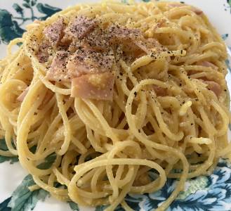 冷やしカルボナーラ