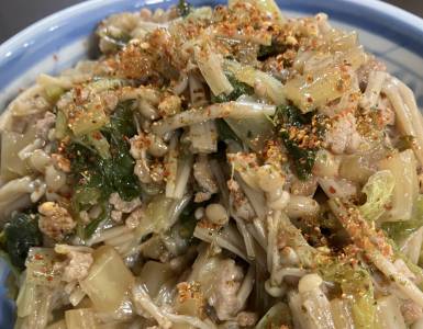 豚肉と白菜のつゆだく丼