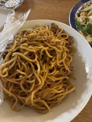 ピリ辛ひき肉焼きそば