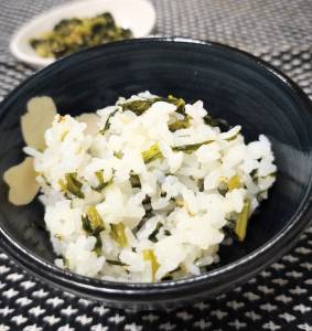 かぶの葉の混ぜご飯