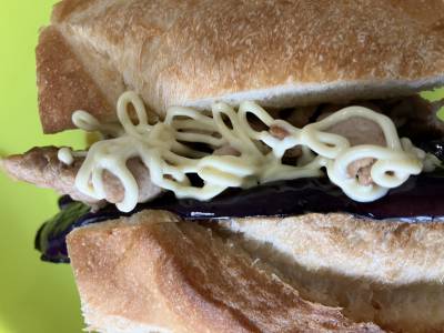 豚肉となすのサンド