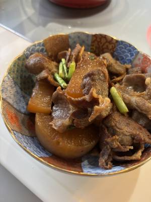 大根と豚バラの照り煮