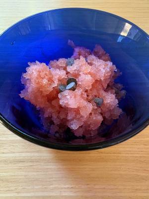 すいかのシャーベット