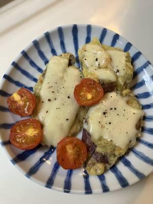 天ぷらのチーズ焼き