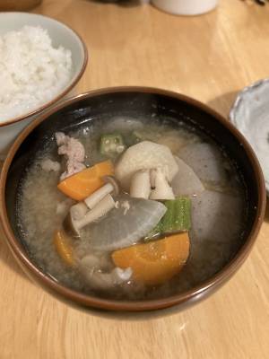 具だくさん豚汁