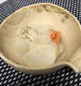 鶏手羽とかぶのみぞれスープ煮