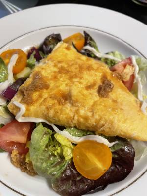 卵のしょうが焼き