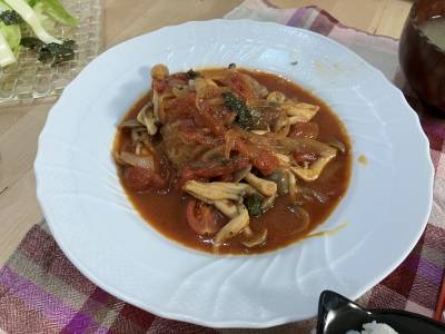 煮込み豆腐ハンバーグ