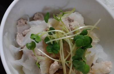 豚肉と大根の重ね蒸し