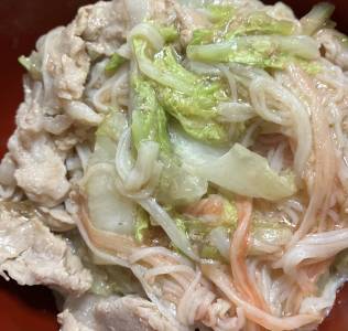 レンジで中華丼