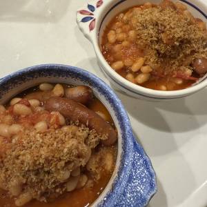カスレ風 豆と豚肉の煮込み