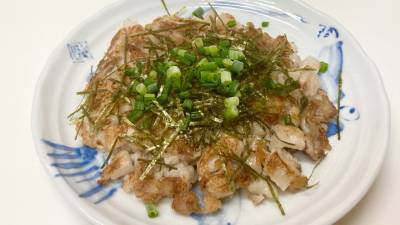 たたきれんこんと豚肉のもっちり焼き