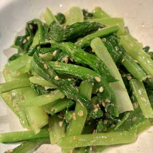 小松菜の炒めナムル