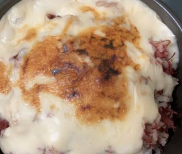 コンビーフのライスグラタン