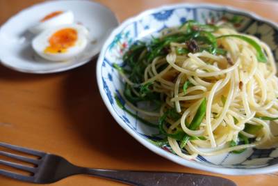 ピーマンのスパゲッティ