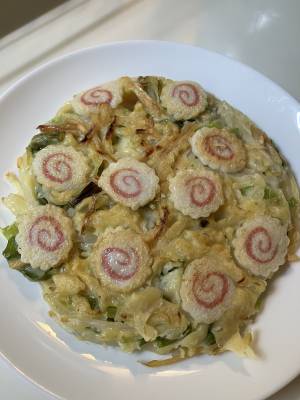 もやしのお好み焼き