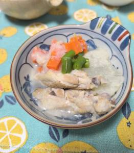 鶏手羽とかぶのみぞれスープ煮