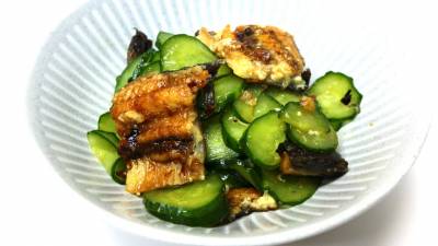 うなぎのわさび酢あえ