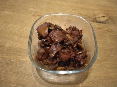 鶏レバーの梅風味煮