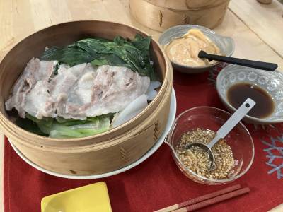 蒸ししゃぶしゃぶ