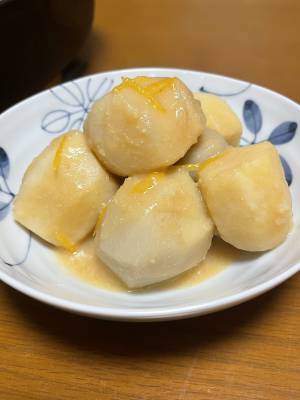 里芋の柚子みそ煮