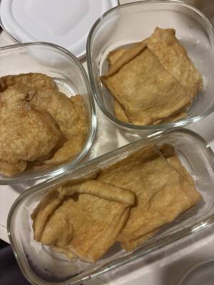 油揚げの含め煮（ストックおかず）