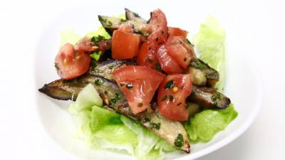 揚げなすのサラダ