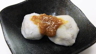 里芋とこんにゃくの酢みそがけ