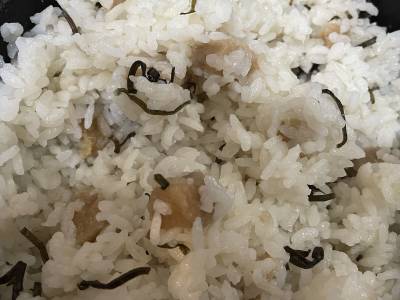 干しいもの炊き込みご飯
