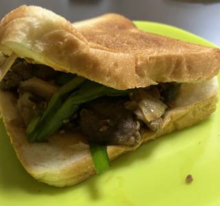 ポケットトースト（焼き肉キャベツ）