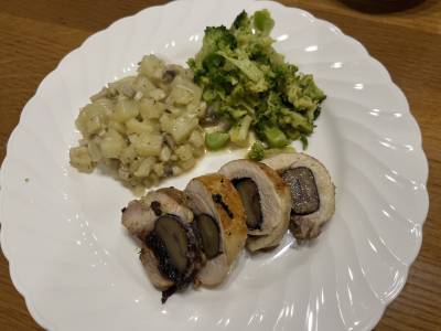 冬のロールチキン